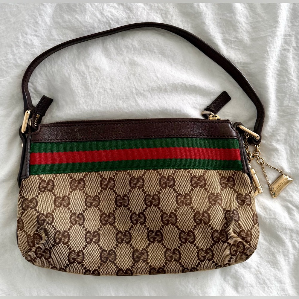 👑✅PRICE FIRM✅ AUTHENTIC Gucci Mini Web Charm Bag - Picture 3 of 16